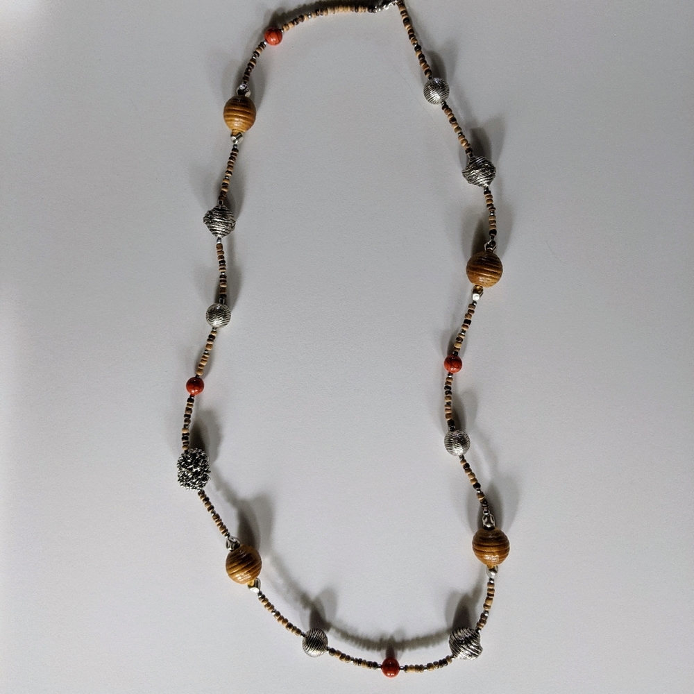 Long Beaded Necklace.